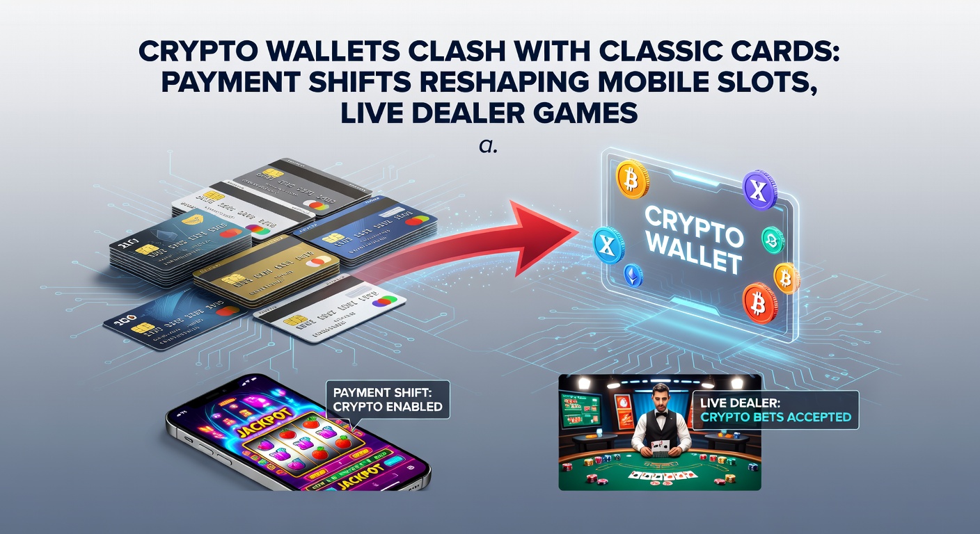 Schermafbeelding van een mobiele casino-app met crypto-wallet integratie, tonend snelle storting voor live roulette en slots