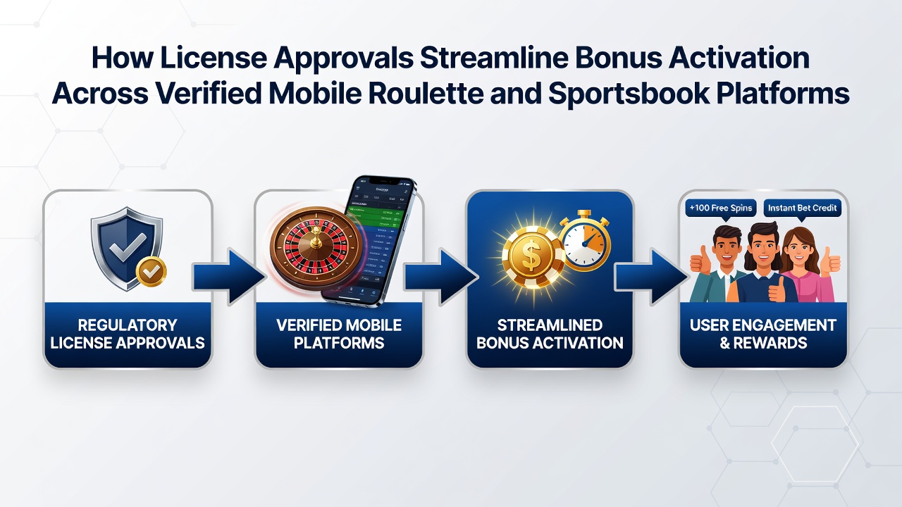 Gebruikersinterface van een gelicentieerde sportsbook app met actieve bonus en mobiele verificatie