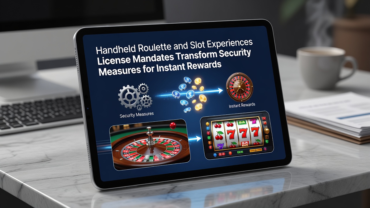 Mobiele roulette en slotinterfaces met beveiligingsprotocollen onder licentie-eisen