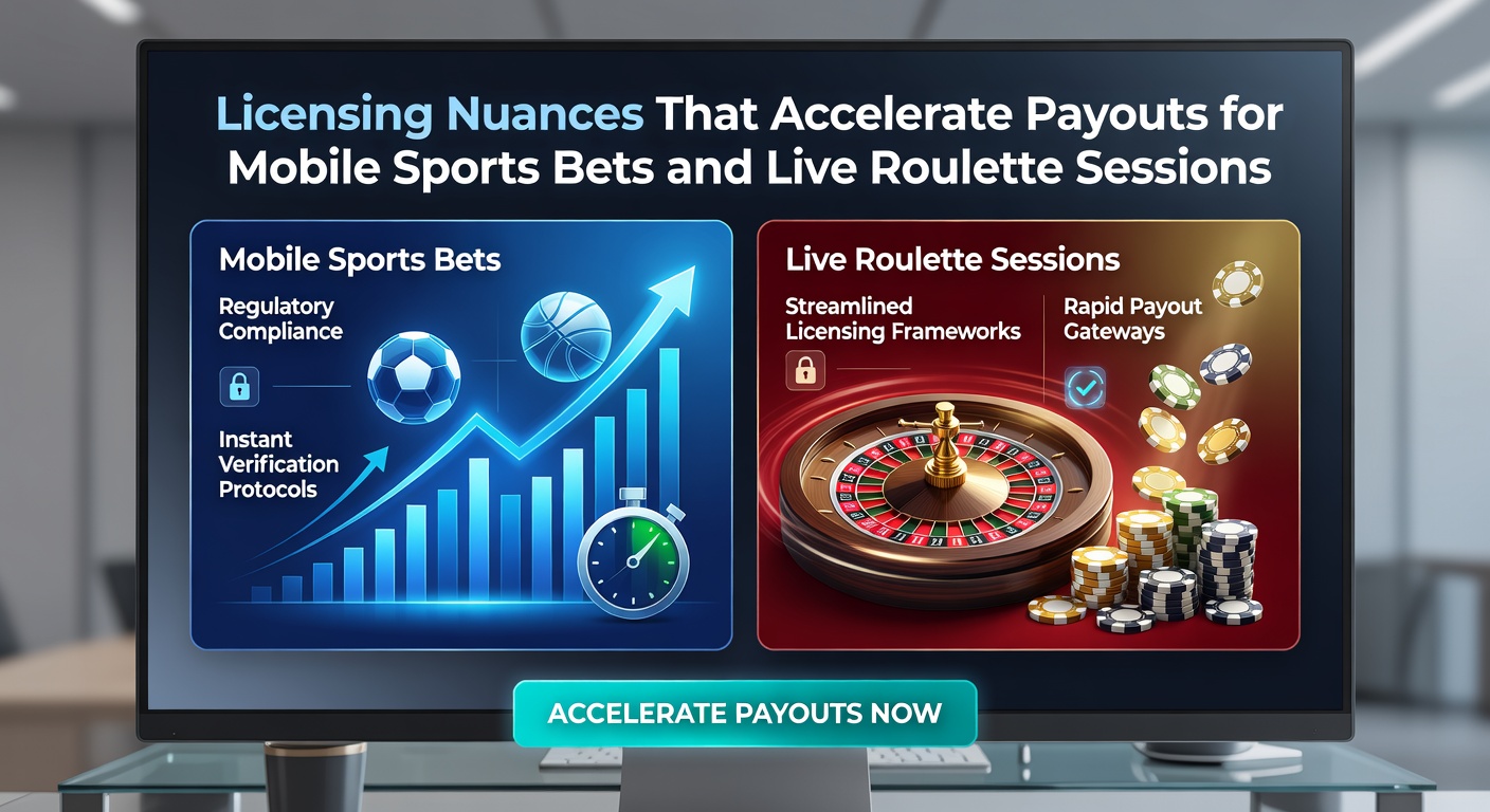 Mobiele sportweddenschappen en live roulette sessies op gelicentieerde platforms met snelle uitbetalingen