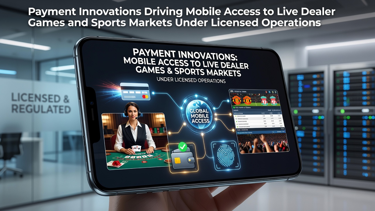 Mobiele betalingen en live dealer games op een tablet onder gelicentieerde voorwaarden