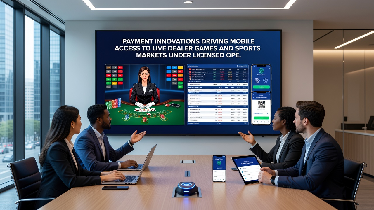 Gebruikersinteractie met mobiele sportsbook en live casino betalingen