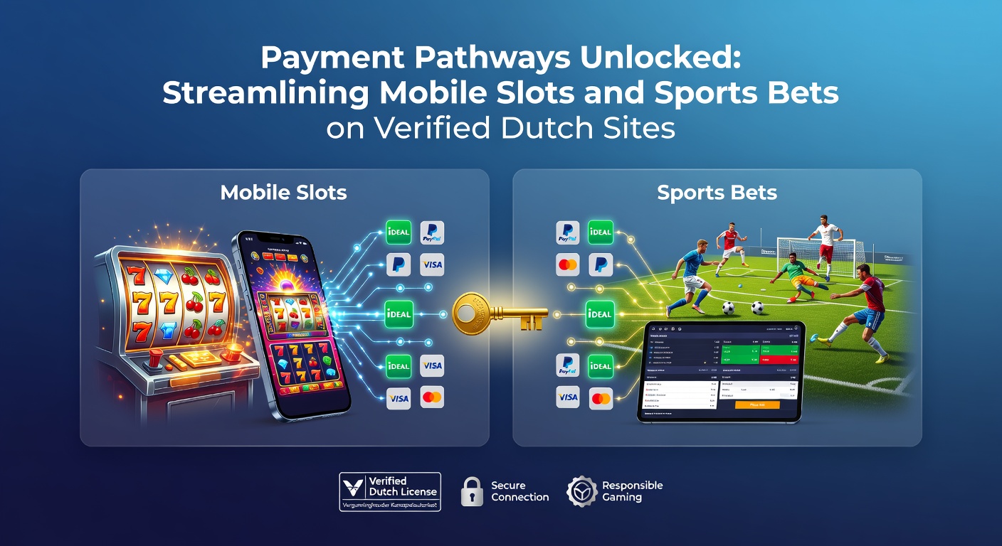 Mobiele interface met betaaliconen voor slots en betting-apps op een smartphone-scherm, met Nederlandse vlag en KSA-logo