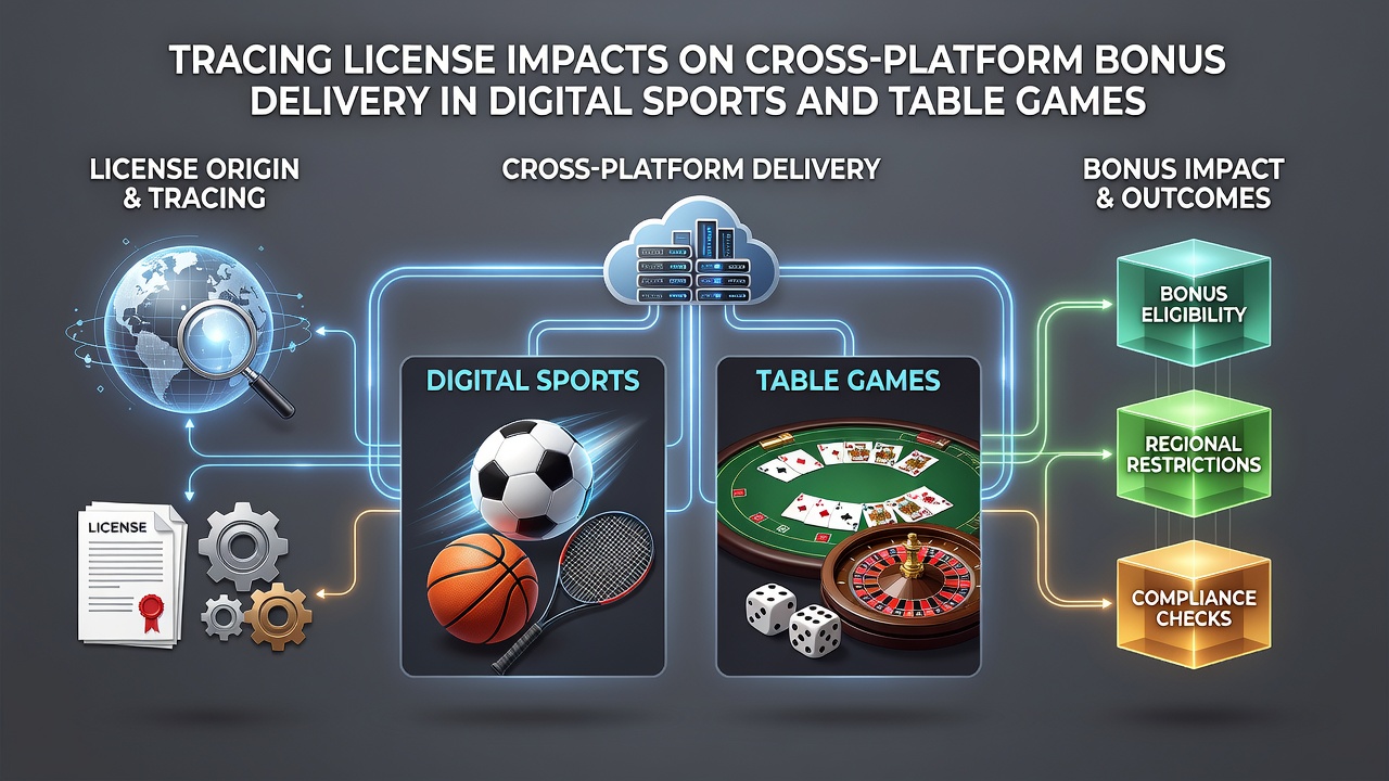 Analyse van cross-platform bonusuitbetalingen in sport- en tafelspellen onder licentievoorwaarden